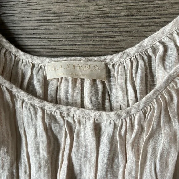 ULLA JOHNSON PALOMA TOP - SAND SZ 8 285$ - Picture 7 of 10